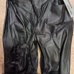 Woman REAL LEATHER PANTS,(NEW)WITH TAGS,3O.OO DOLLAR Apiece R