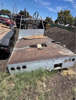 Heavy-duty steel flatbed