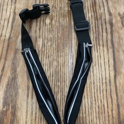 Black running belt Fanny pack