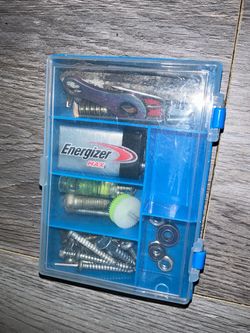 Small Hardware Organizer Box – Assorted Screws, Nuts & Parts