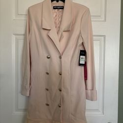 Karl Lagerfeld Pink Jacket Dress Size 8