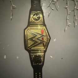 Roman Reigns Signed Undisputed Wwe World Heavy Weight Championship Title .
