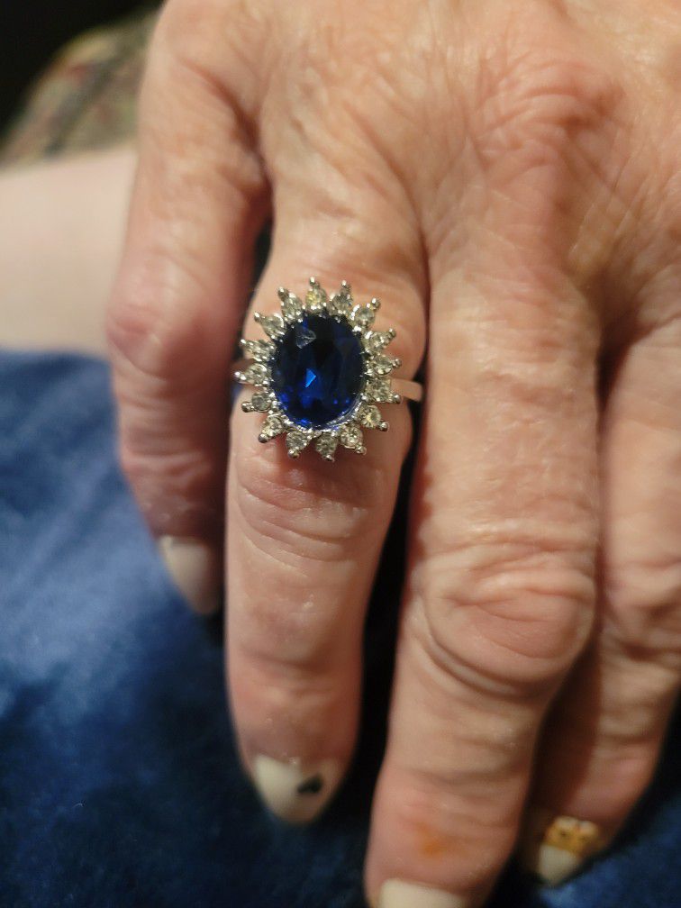Replica Of Princess Diana's Ring Size 7