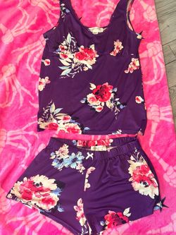 Kathy Ireland Floral Pajama Set
