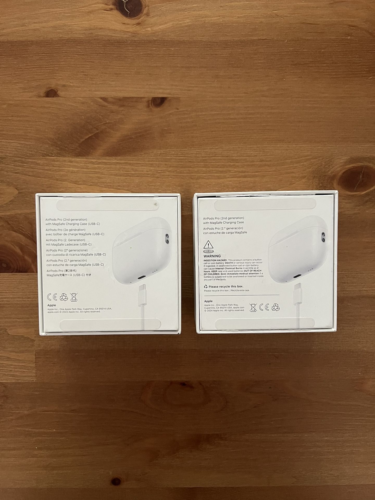 x Apple AirPods Pro 2nd Generation w/ MagSafe Wireless Charging