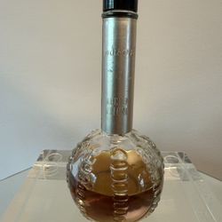 Vintage perfume Lucien Lelong Indiscrete Cologne bottle, retro, half full