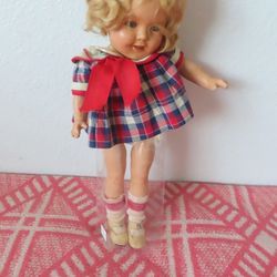 SHIRLEY TEMPLE doll 13" COMPO 30's all original clothes