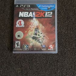 NBA 2k12 for ps3