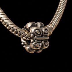 Retired Pandora Flower Power Charm 790292 Sterling Silver 925 ALE Vintage