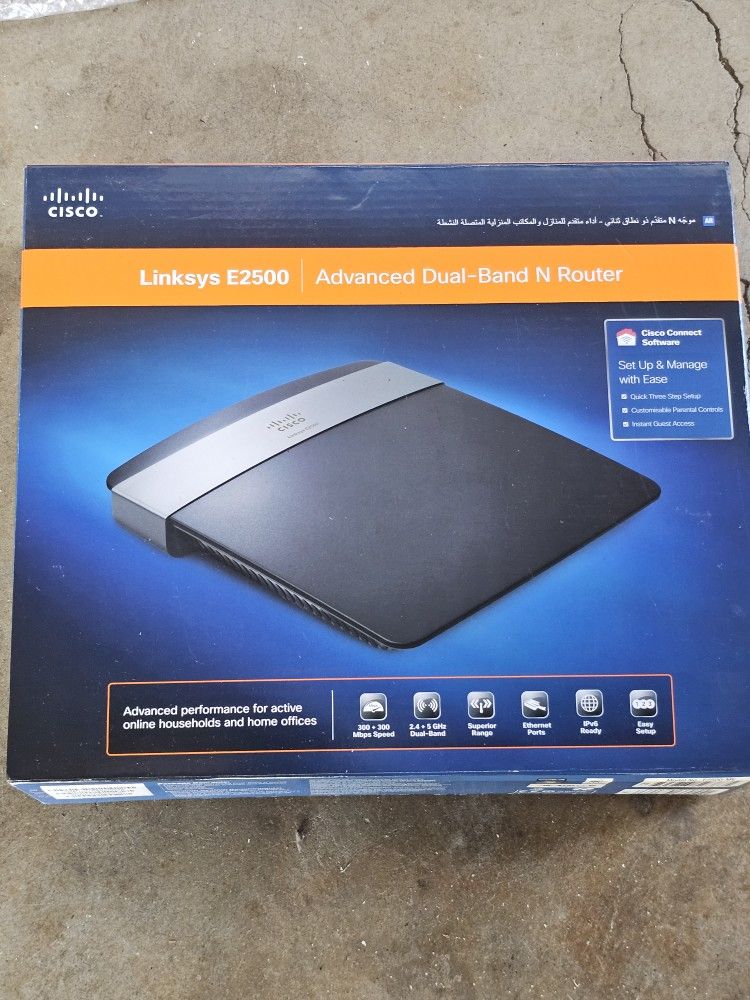 Linksys E2500 Advanced Dual Band N Router for Sale in San Diego, CA OfferUp