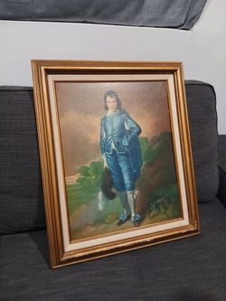 Painting Blue Boy Replica Ornamental Wall Art