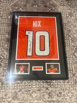 Signed Bo Nix jersey