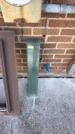 Jalousie glass for storm door 16pc’s 4”x24.5”1/8” thick.