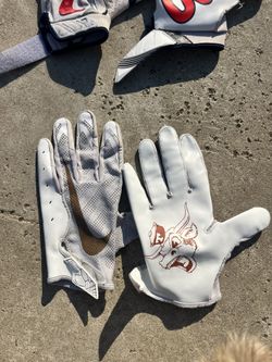 Texas WR Football Gloves 2x