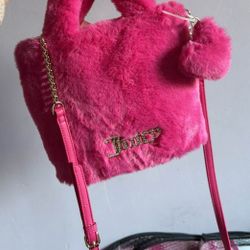 Juicy Couture Fluffy Mini Tote: Brand New