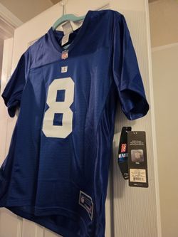 Womens Medium NY GIANTS #8 Daniel Jones NFL Football Jersey. New W Tags. Womens Medium.
