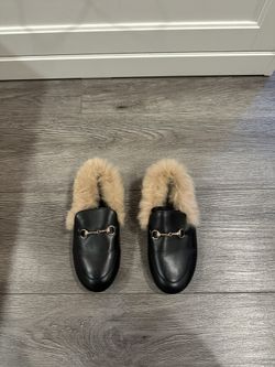 Big Girls Fuzzy Loafers