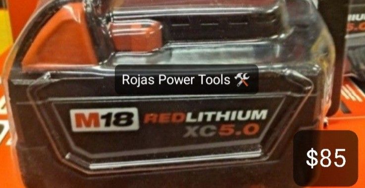 MILWAUKEE M18 BATTERY 5.0AH