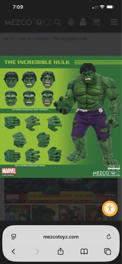 Mezco One:12 The Incredible Hulk  NEW & IN HAND