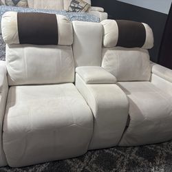 Leather Electric Recliners Movie Seating