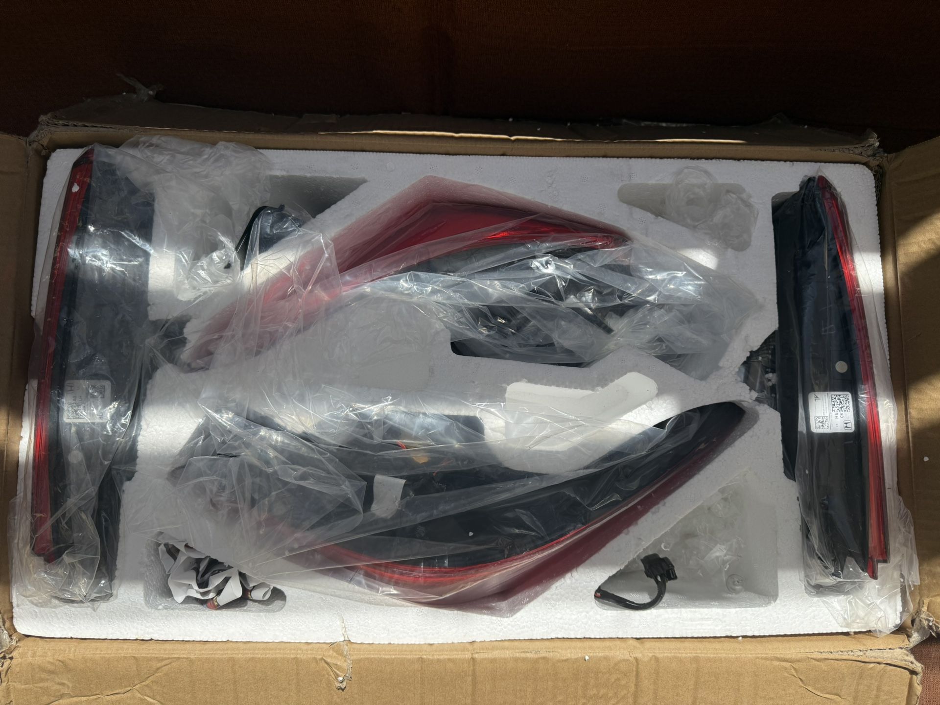 OEM 2018-2021 Honda Accord Tail Light Complete Set 4 Lamps Inner Outer - Used