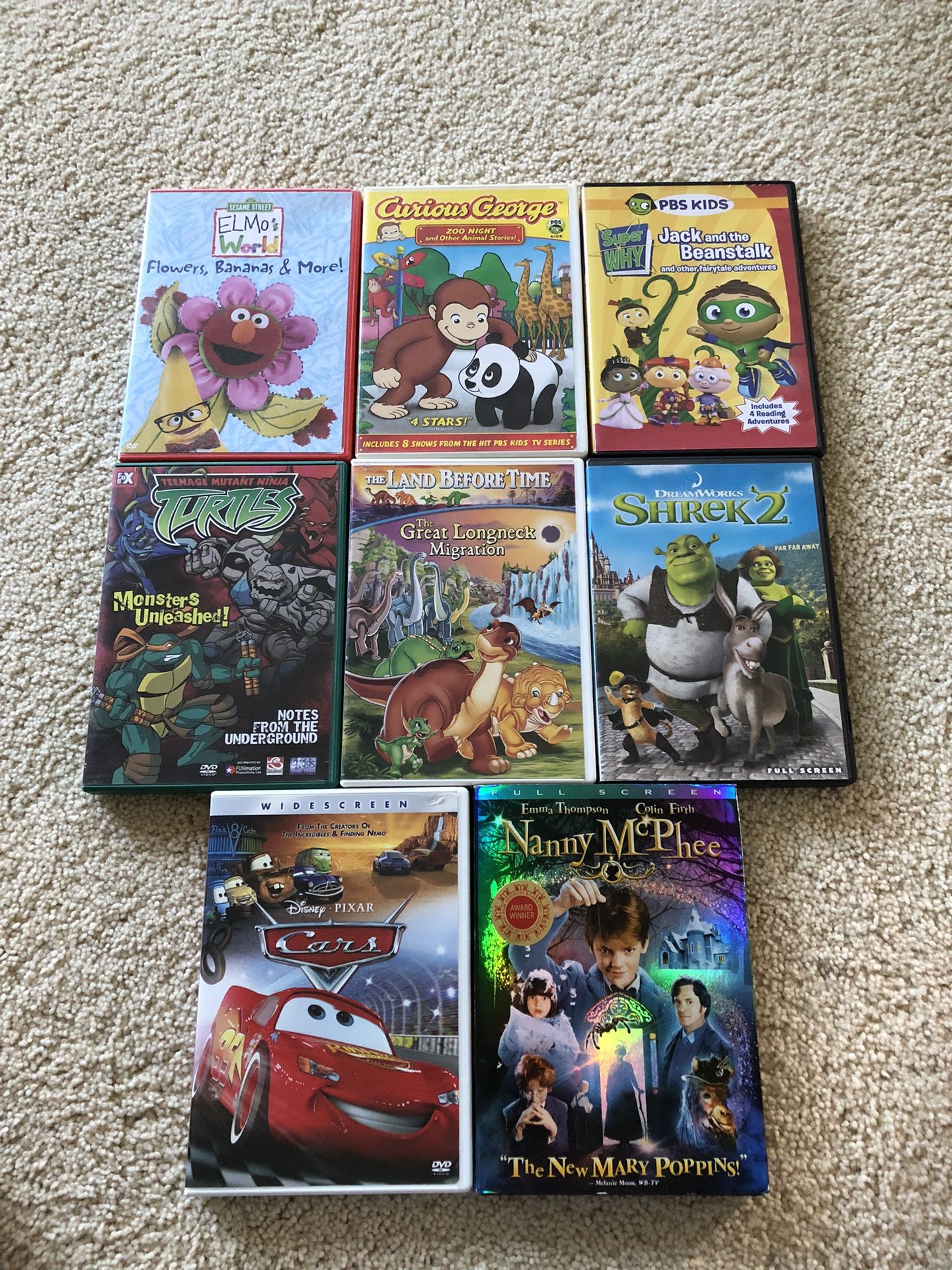 CHILDREN’S VHS / DVD MOVIES…