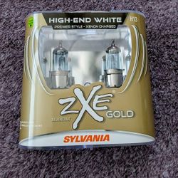 Sylvania SilverStar ZXE Gold High-End White Headlight Bulbs H13