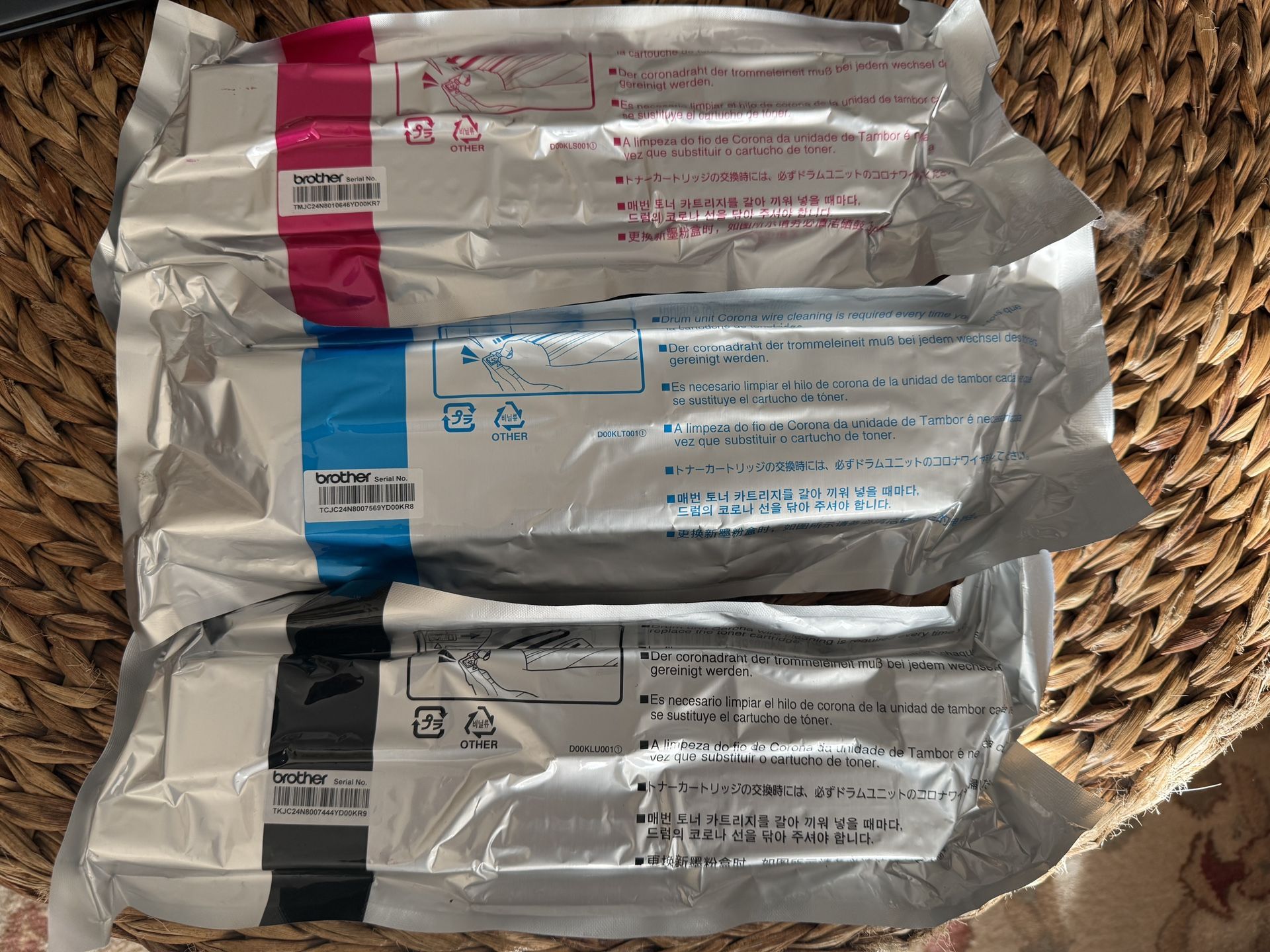 Brother original laser cartridges 223. UNOPENED