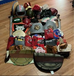 Large Lot of Halloween Costumes and Accessories