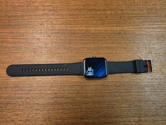 Black Square Smartwatch with Color Display Health monitor