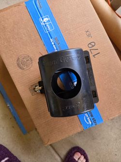 Lock box for surge protector
