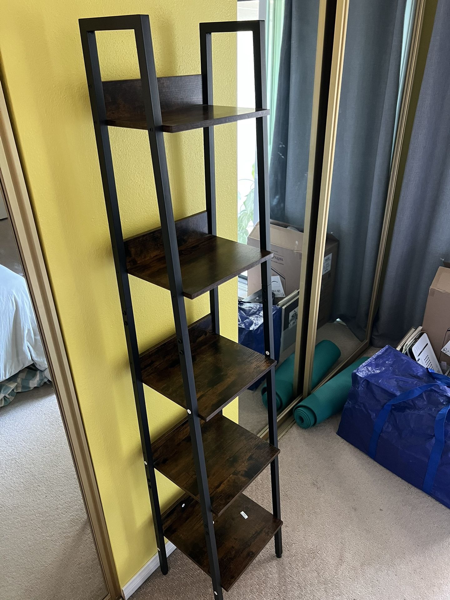 5 Tier Ladder Shelf For Bedroom