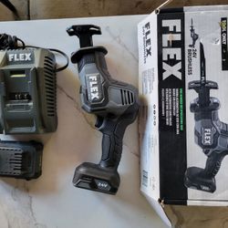 Flex Reciprocating Saw W/ Battery and Charger