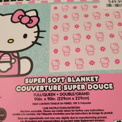 Hello Kitty Queen Pink Blanket