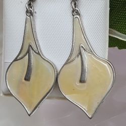 Inspirational Calla Lily designer earrings