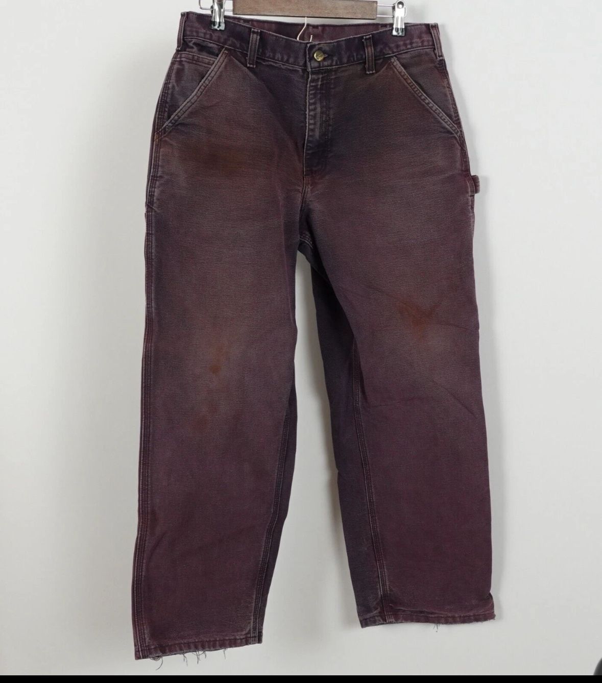 Carhartt Purple Canvas Carp Pants B11