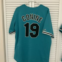 Marlins Vintage Jeff Conine Majestic Jersey Size XL