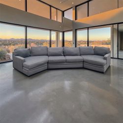 Gray Large Sectional Couch Free Delivery 🚚