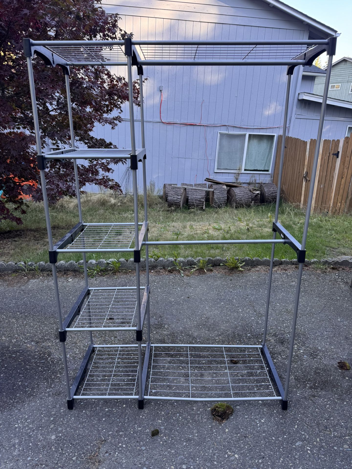 freestanding closet organizer