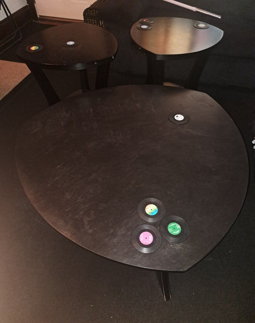 Black Coffee table set