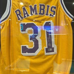 L.A. Lakers “Kurt Rambis” Signed Jersey