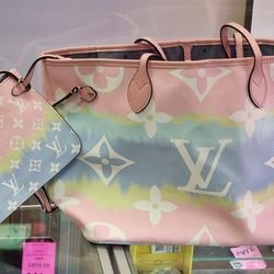 louis vuitton rainbow tote