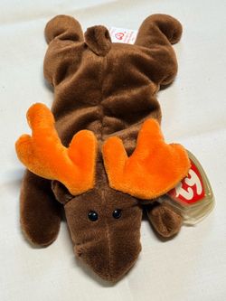 Ty Beanie Baby - "Chocolate" the Moose (Released 1993)