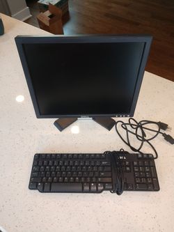 Dell 17 LCD monitor and keyboard!!!