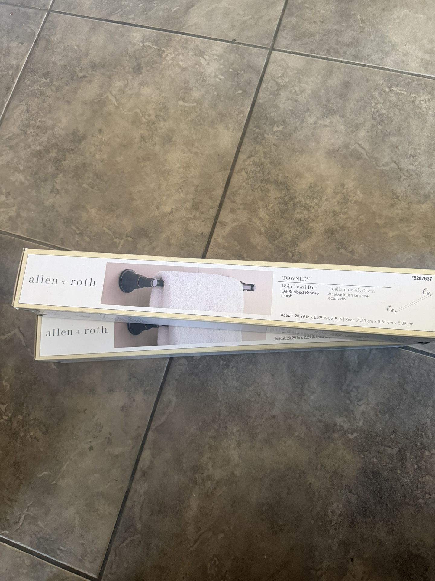 Allen And Roth 18inch Towel Bars ( Bronze )