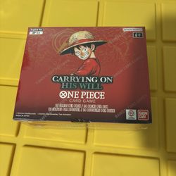 One Piece Carrying On His Will Booster Box Op13