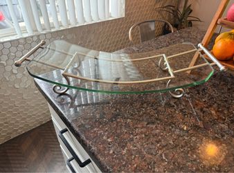 GLASS FRUIT BOWL FRUIT TRAY