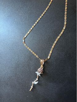 Necklace Cadena de oro brasileño con el dijen