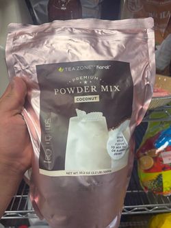 Coconut powder for boba tea