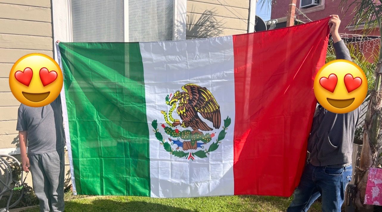 Big Mexico Flag Size 5ftx8ft